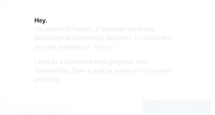 Desktop Screenshot of hakim.se